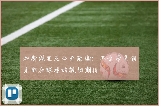 加斯佩里尼公开致谢：不会辜负俱乐部和球迷的殷切期待